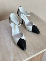 Chanel lambskin Mary Janes 2026 collection White with Black Cap toe