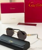 Carier C40439S rimless hexagonal shape sunglasses - Image 5