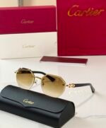 Carier C40439S rimless hexagonal shape sunglasses - Image 3