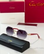 Carier C40439S rimless hexagonal shape sunglasses - Image 4