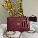 CHANEL Large Vanity with chain Grained Calfskin