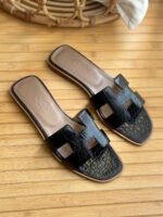 Hermès Blanc Crocodile Oran - Image 2