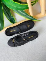 Prada Ivory Crochet Ballerinas - Image 8
