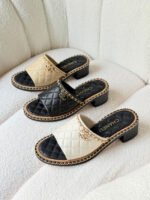 Chanel Interlocking CC Logo Slides