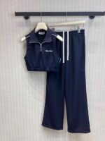 Miu Miu Navy Technical Jersey Set