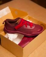 On x Zendaya Cloudnova Moon Fig Burgundy colorway sneakers - Image 2