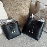 Chanel Bucket Bag in Black calfskin