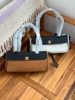 Chanel Urban Essentials East-West Shopping Bags with Gold-tone Hardware
