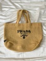 Prada Crochet Tote Bag