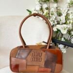 Miu Miu Leather Patchwork Beau Bag