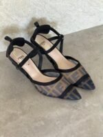 Fendi Fendi Colibrì Lite Pointed-Toe Slingback Pumps - Image 3