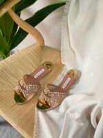 Aquazzura Glamorous Temptation crystal flats