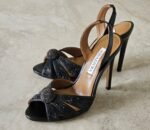 Aquazzuara Italian Flirt 105 sandal in Black