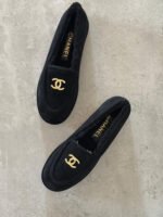 Chanel Suede Kidskin And Shearling Loafers - Image 2