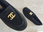 Chanel Suede Kidskin And Shearling Loafers - Image 3