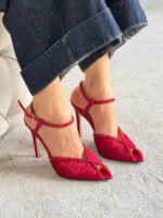 Andrea Wazen Katy 105 Crystal Sandals - Image 3