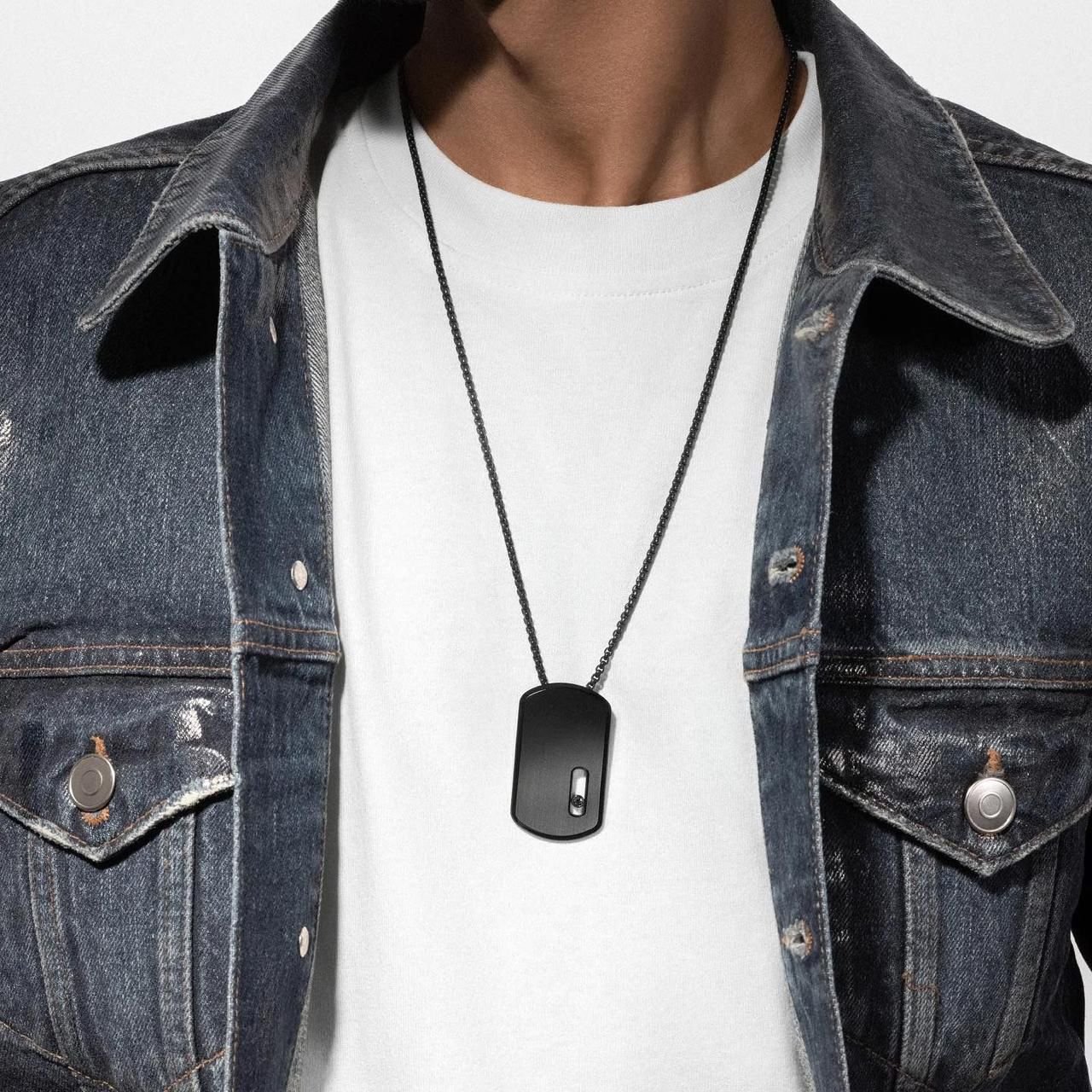 WhatsApp Image 2026-09-10 at 3.26.08 AM (5) MESSIKA * MOVE TITANIUM PENDANT NECKLACE - Image 1