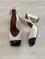 Chanel Square-Toe Block Heel Slingbacks - Image 7
