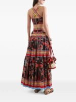 Dolce & Gabbana Carretto-Print Cotton-Poplin Maxi Set - Image 2