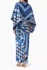 Pucci Vivara-Print Maxi Dress in Silk Twill - Image 2