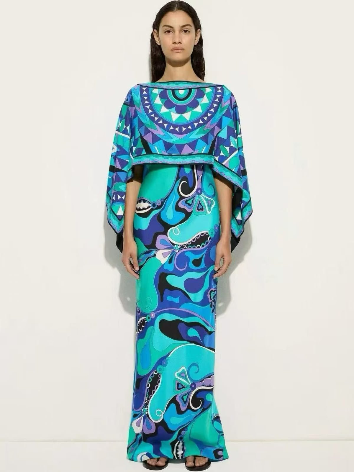 WhatsApp Image 2026-09-16 at 19.18.37 (1) Pucci Orchidee Print Silk Dress - Image 1