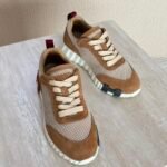 Hermès Suede and Mesh Running Sneaker