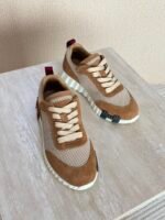 Hermès Suede and Mesh Running Sneaker