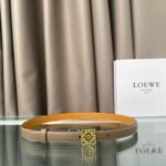 Loewe Anagram Buckle Leather Belt - Image 7
