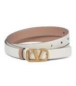 Valentino Garavani VLogo Signature Reversible Leather Belt - Image 4