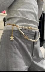 Chanel Pearl Beaded Chain Waist Belt
