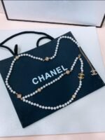 Chanel Pearl Beaded Chain Waist Belt - Image 3