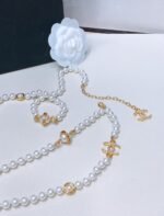 Chanel Pearl Beaded Chain Waist Belt - Image 5
