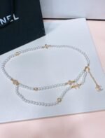 Chanel Pearl Beaded Chain Waist Belt - Image 4
