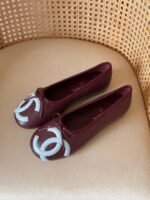 Chanel CC Logo Quilted Ballet Flat - Image 2