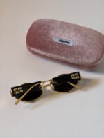 Mui Mui Envie Geometric Sunglasses - Image 3