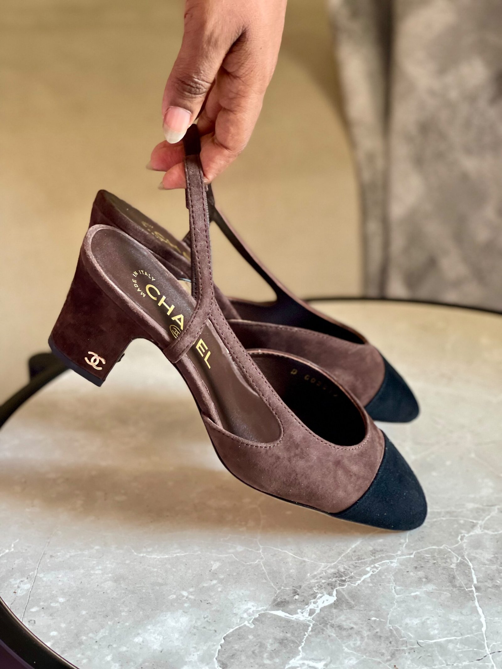 WhatsApp Image 2026-10-01 at 3.06.36 AM Chanel Slingback Block Heel Pumps - Image 1