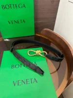BOTTEGA VENETA Intrecciato Knot Leather Belt - Image 8