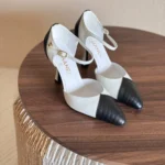 Chanel Pointed-Toe Mary Jane Pumps