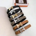 HERMÈS — Constance H Belt Buckle & Reversible Leather Strap