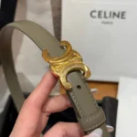 Celine Triomphe Leather Belt - Image 2