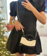 CHANEL Quilted Cutout-Handle Chain Bag - Image 2