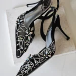 René Caovilla Cleo Crystal-Embellished