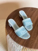 DiorDentelle Heeled Slide