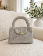 CHANEL Sparkle Rounded Handle Flap Bag - Image 2