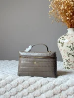 Chanel Crocodile-Embossed Calfskin Top Handle Vanity Case 19 CM - Image 3