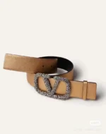 Valentino Garavani VLogo Signature Crystal Embellished Belt - Image 5