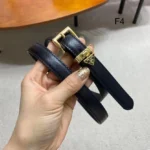 PRADA — Saffiano Leather Belt with Triangle Logo - Image 9