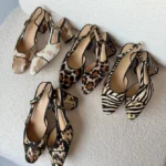 Chanel Metallic Tweed Slingback Pumps