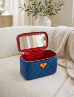CHANEL Color Block Quilted Vanity Bag - Image 2