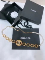 Chanel Pearl Chain Belt - Image 4